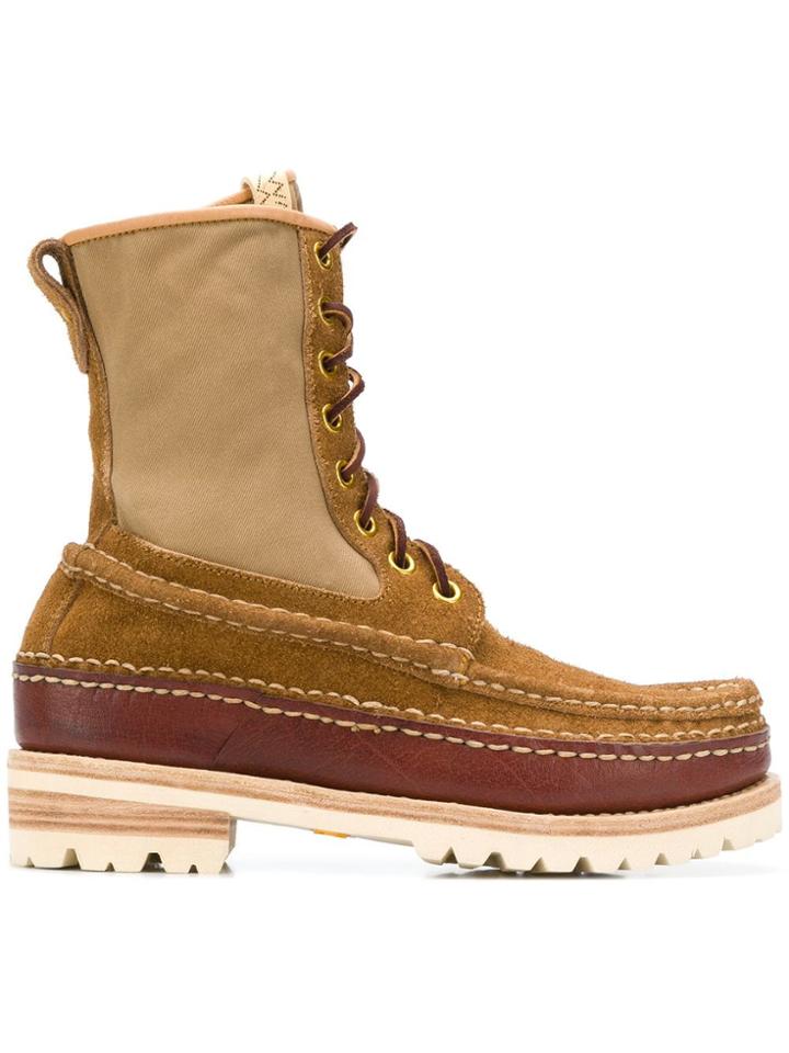 Visvim Hi Folk Grizzly Boots - Nude & Neutrals