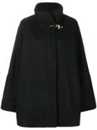Fay Classic Zipped Coat - Black