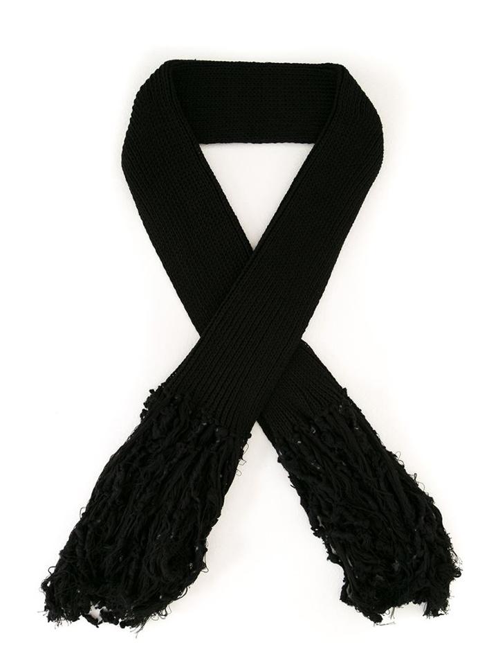 Uma Raquel Davidowicz 'fumo' Scarf, Women's, Black, Silk/cotton/acrylic