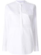Calvin Klein 205w39nyc Band Collar Blouse - White