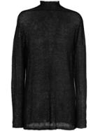 Rick Owens Fine Knit Sweater - Black