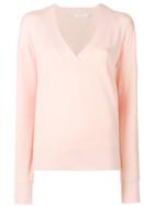 Rag & Bone V-neck Sweatshirt - Pink & Purple