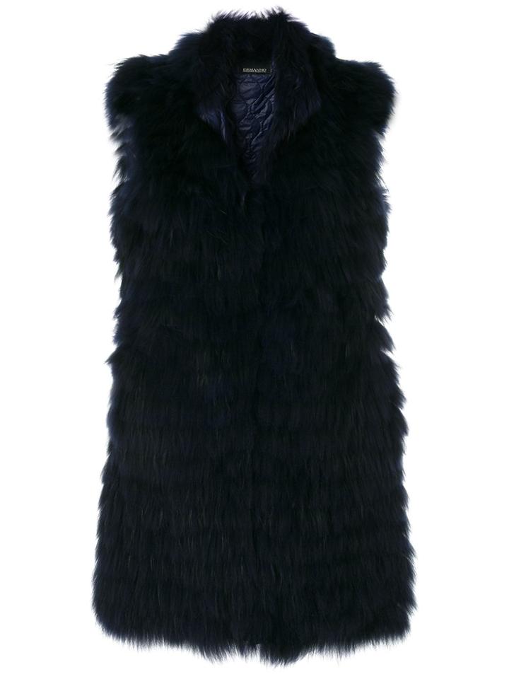 Ermanno Ermanno Mid-length Gilet - Blue