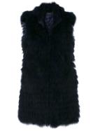 Ermanno Ermanno Mid-length Gilet - Blue