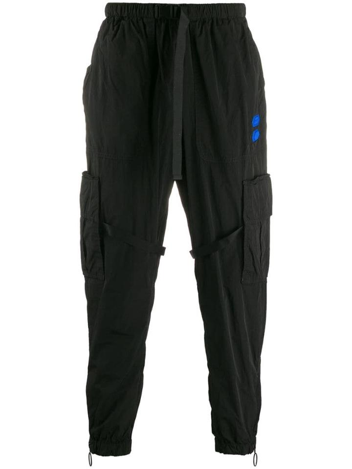 Off-white Mid-rise Cargo Trousers - Black