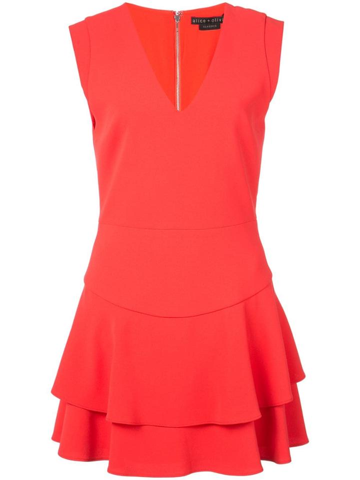 Alice+olivia Layered Mini Dress