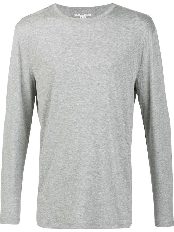 Helmut Lang Longsleeved T-shirt, Men's, Size: Large, Grey, Cotton