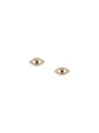 Astley Clarke 'evil Eye Diamond' Stud Earrings, Women's, Metallic