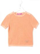 Valmax Kids - Rib Knitted Top - Kids - Cotton - 4 Yrs, Yellow/orange