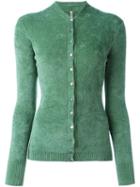 Antonio Marras Fitted Cardigan, Women's, Size: Medium, Green, Viscose/polyamide