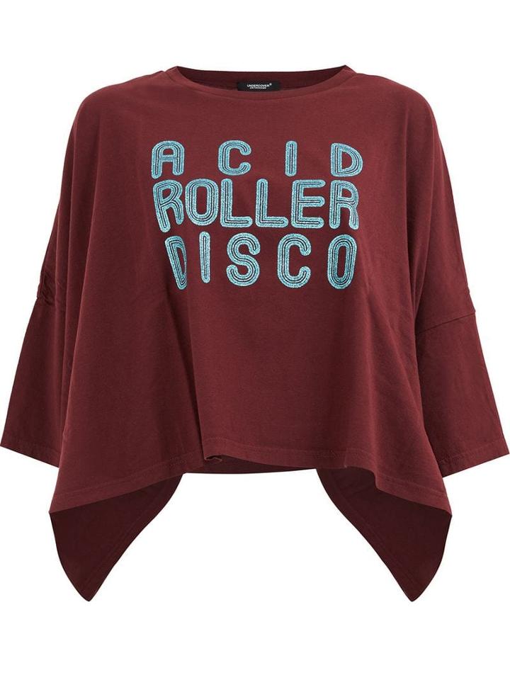 Undercover Asymmetric Hem Blouse - Brown