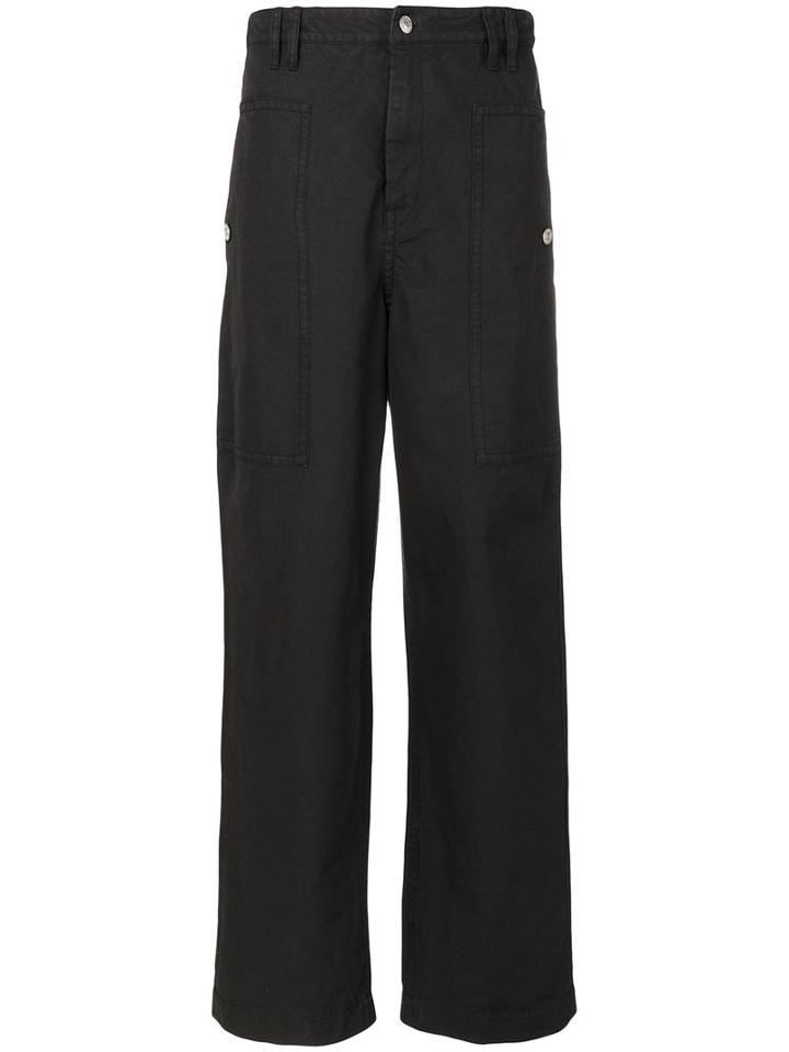 Isabel Marant Étoile - Galix Trousers - Women - Cotton - 36, Black, Cotton