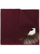 Fendi Bag Bugs Scarf - Pink & Purple