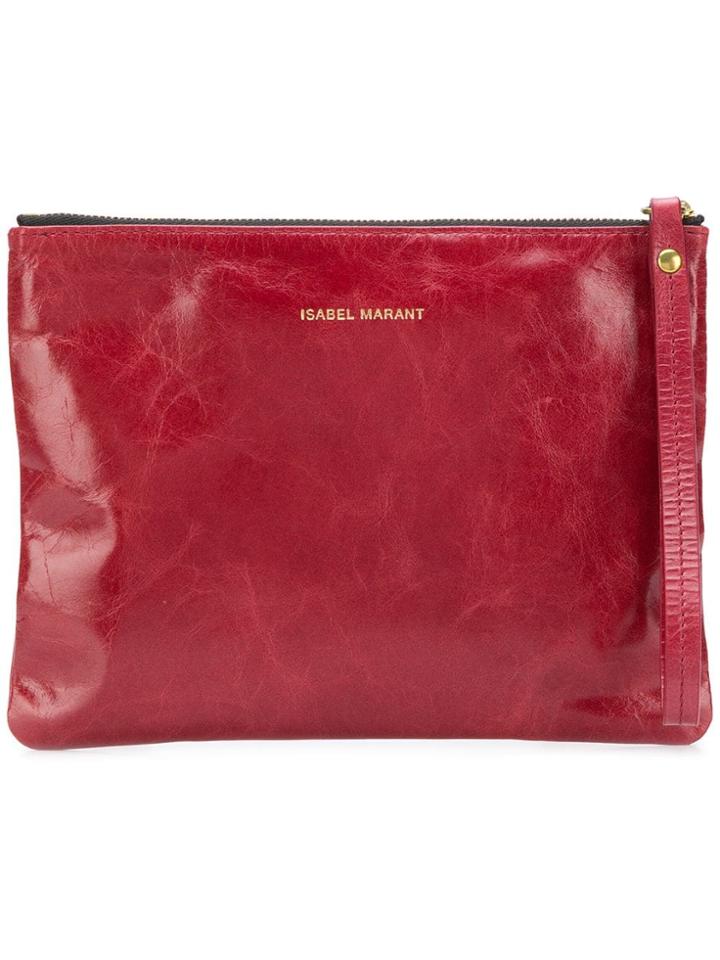 Isabel Marant Netah Clutch Bag - Red