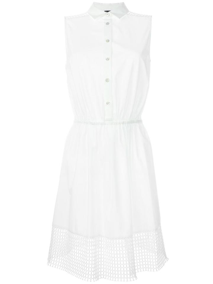 Armani Jeans Perforated Detailing Shirt Dress