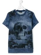 Diesel Kids - Teen Printed T-shirt - Kids - Cotton - 14 Yrs, Boy's, Blue