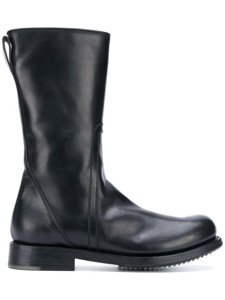 Rick Owens Mid-calf Boots - Black