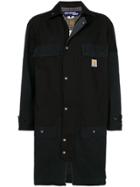 Junya Watanabe Man Junya Watanabe X Carhartt Patchwork Coat - Black