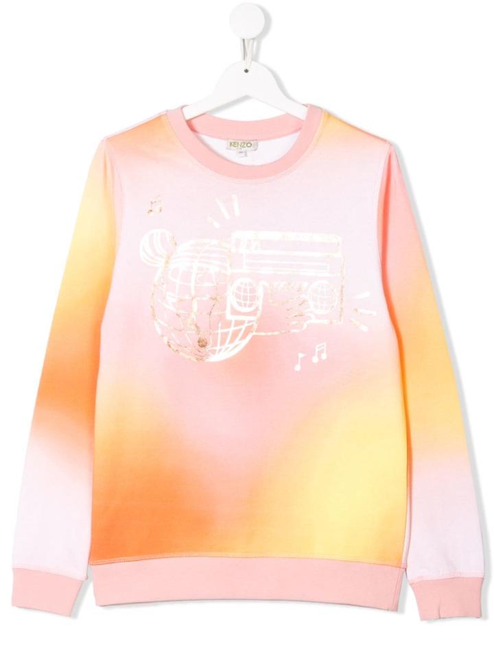 Kenzo Kids Teen Printed Sweatshirt - Pink