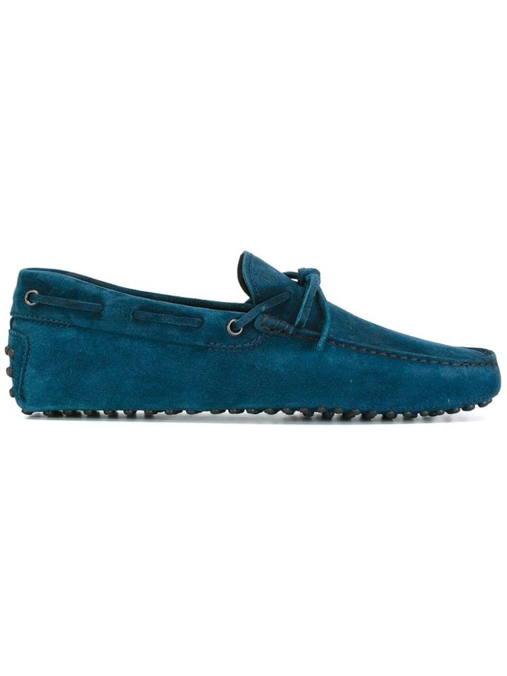 Tod's Tie Detail Loafers - Blue