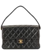 Chanel Vintage 25cm Double Face Handbag - Black