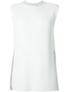 Le Ciel Bleu Foil Print Tank Top