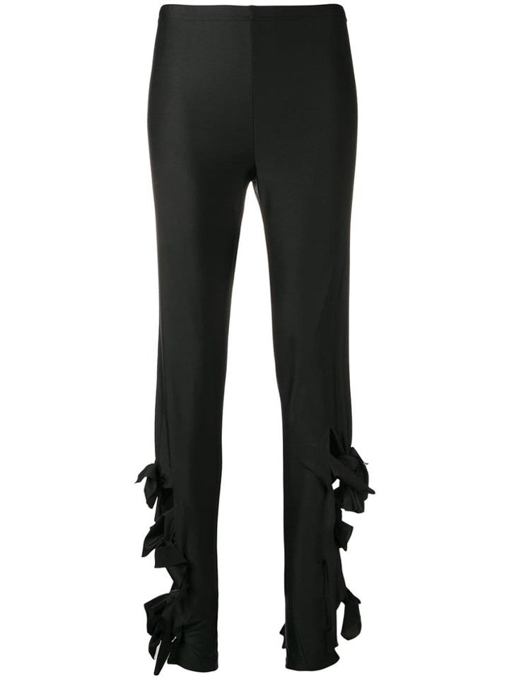Comme Des Garçons Bow Details Leggings - Black