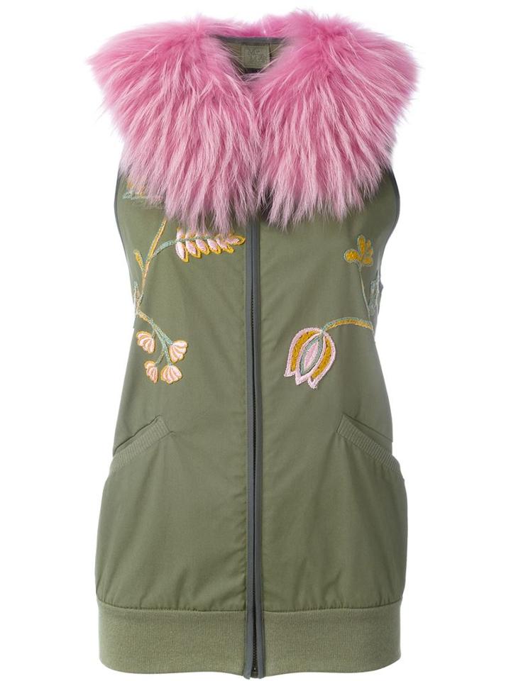 Mr & Mrs Italy Fur Trimmed Jacket