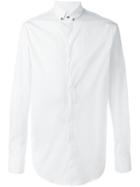 Giorgio Armani Classic Shirt, Men's, Size: 41, White, Cotton/polyamide/spandex/elastane