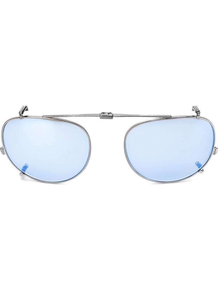 Garrett Leight 'milwood' Clip, Adult Unisex, Grey, Metal (other)