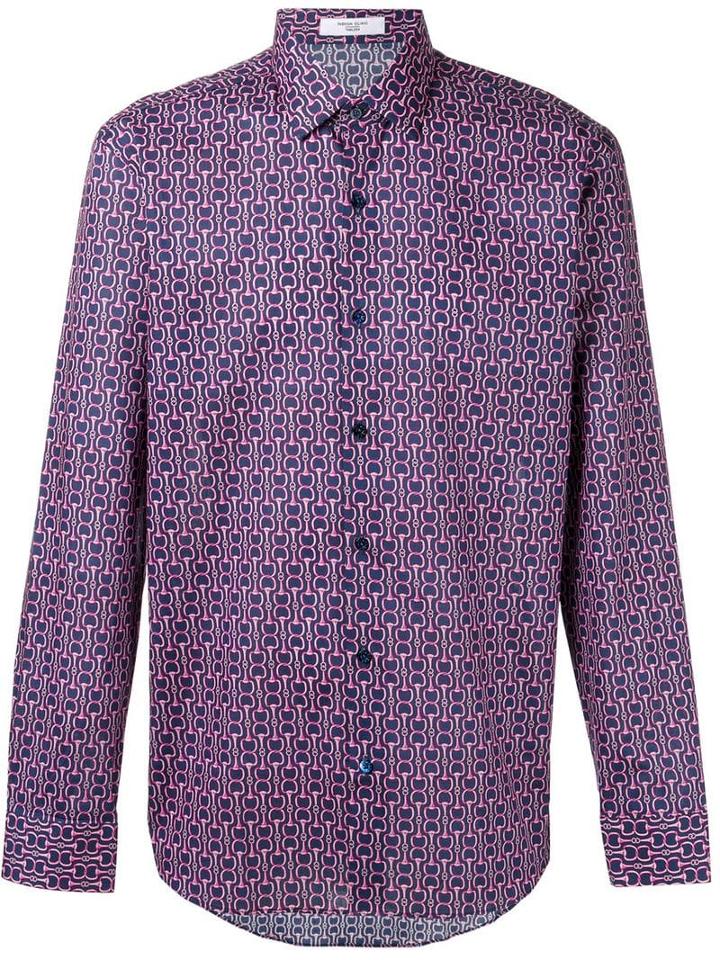 Fashion Clinic Timeless Printed Shirt - Purple