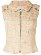 Chanel Pre-owned Setup Sleeveless Vest Skirt - Brown