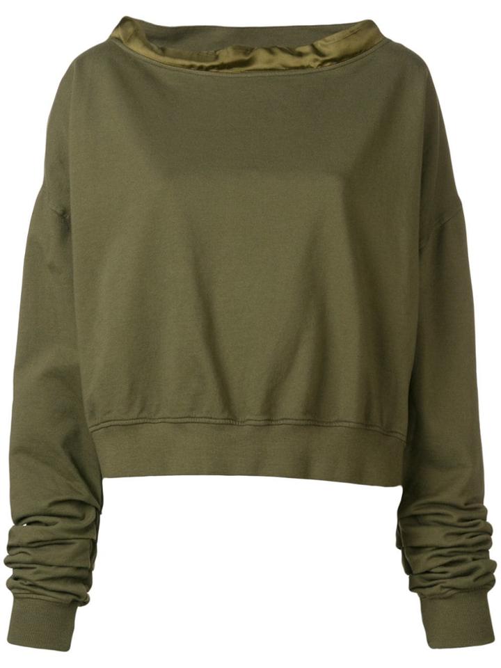 Andrea Ya'aqov Loose Structured Sweater - Green