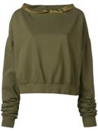 Andrea Ya'aqov Loose Structured Sweater - Green