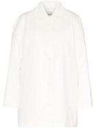 We11done Single-breasted Long-sleeve Jacket - White
