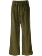 Jejia Wide-leg Trousers - Green