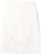 Givenchy Lace-hem Pencil Skirt - White