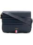 Thom Browne 4-bar Emboss Reporter Bag - Blue