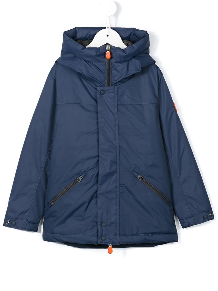 Save The Duck Kids Hooded Zipped Jacket, Boy's, Size: 12 Yrs, Blue