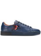 Etro Pegasus Embroidered Sneakers - Blue