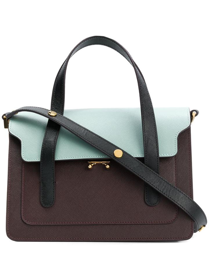 Marni Trunk Tote Bag - Brown