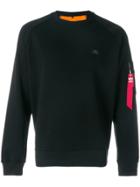 Alpha Industries Pocket Detail Sweatshirt - Black