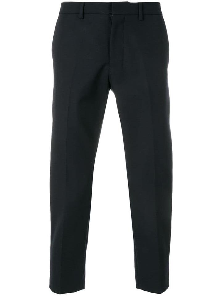 Ami Paris Cropped Trousers - Blue