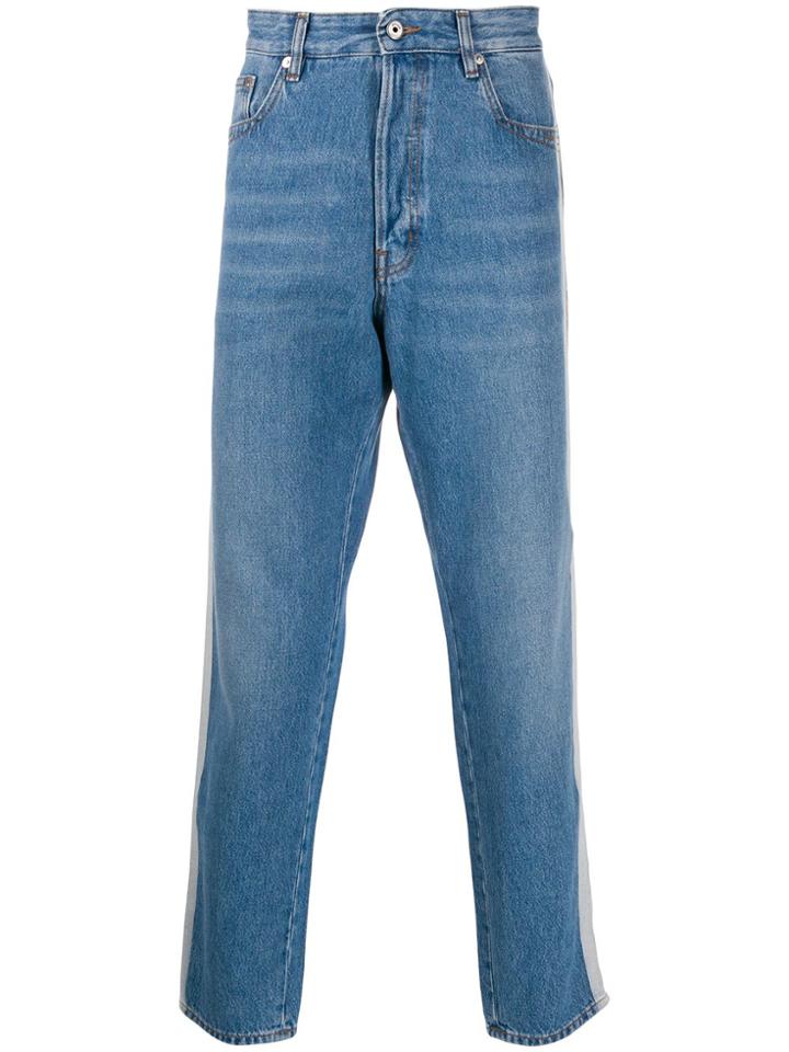 Just Cavalli Double Stripe Denim Jeans - Blue