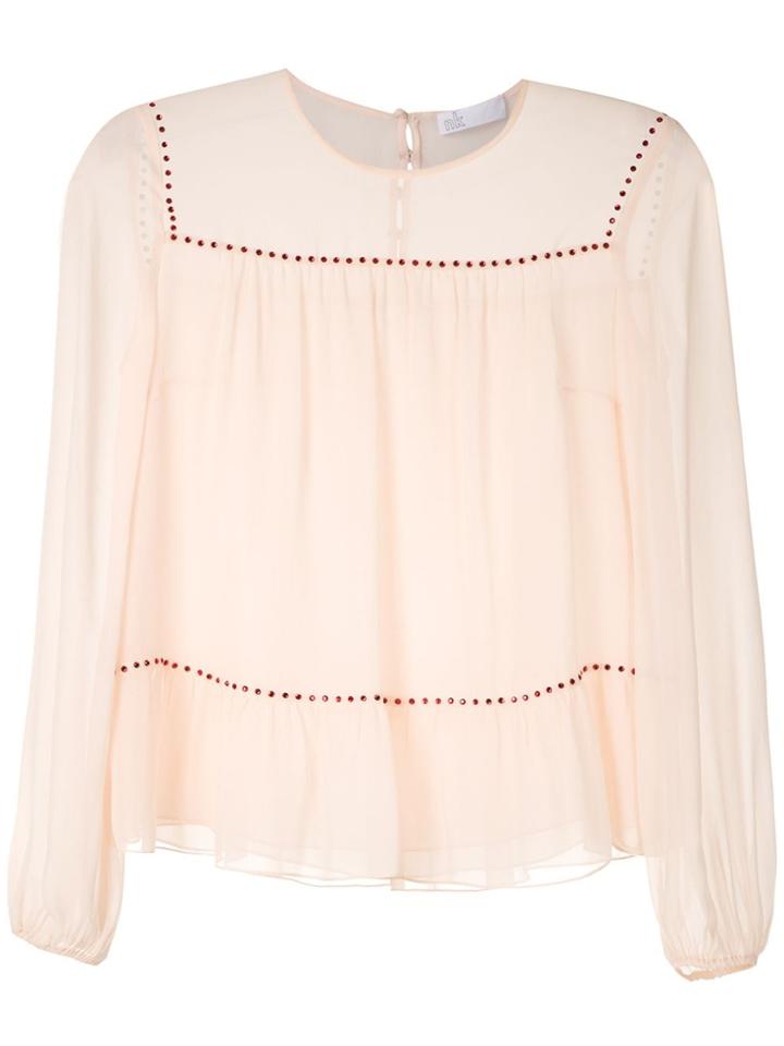 Nk Lumen Gabi Silk Blouse - Pink