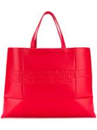 Calvin Klein 205w39nyc Embossed Logo Tote Bag - Red