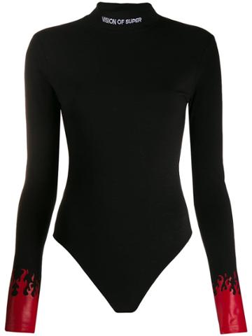 Vision Of Super Logo Bodysuit - Black