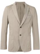 Officine Generale Two Button Blazer, Men's, Size: 52, Nude/neutrals, Cotton/polyester