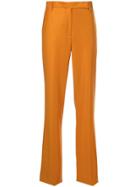 Salvatore Ferragamo Tailored Straight Leg Trousers - Orange