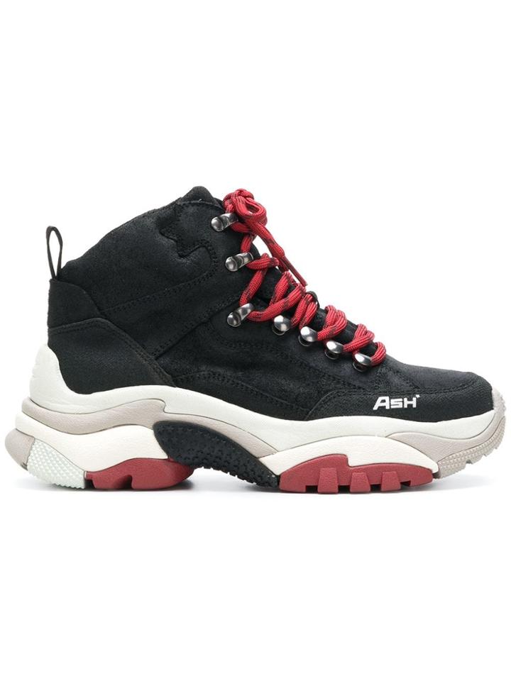 Ash Alfa Hiking Boots - Black